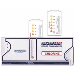 Gas detection badge CHROMAIR --Concentration table for formaldehyde (1)