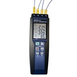 デジタル温度計 CENTER 378 (ロガー機能付、4チャンネル)
