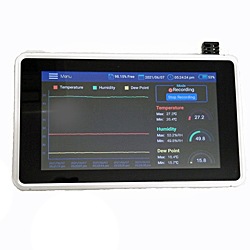 温湿度データロガー DT-1700H (タッチスクリーン)