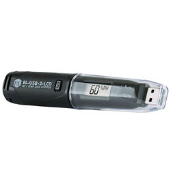 USB温湿度データロガー EL-USB-2LCD