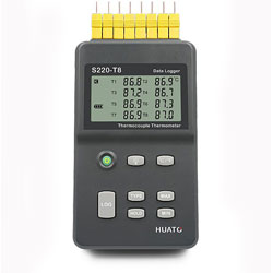 温度データロガー S220-T8 (熱電対8チャンネル)
