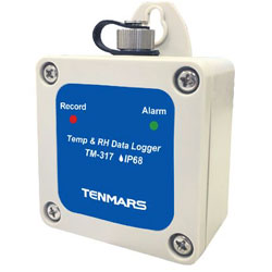 温湿度データロガー TM-317 (完全防水構造 IP68適合)