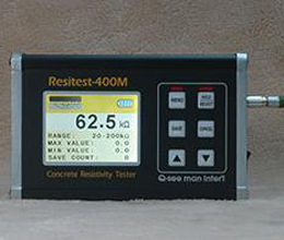 コンクリート試験 RT-400M (電気抵抗測定)