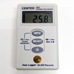 温度データロガー CENTER 340 (防水)